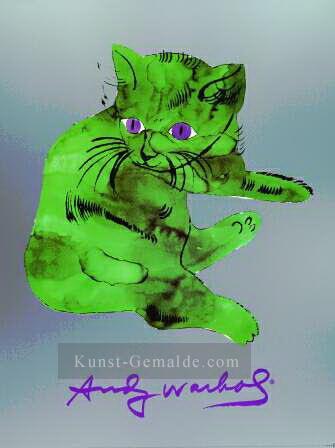Eine Katze namens Sam Andy Warhol Ölgemälde